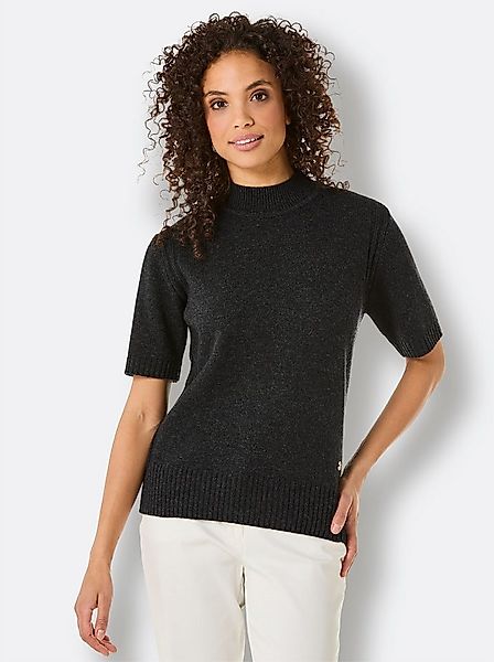 creation L Pullunder Merino-Kaschmir-Pullover Kurzarm Jersey günstig online kaufen