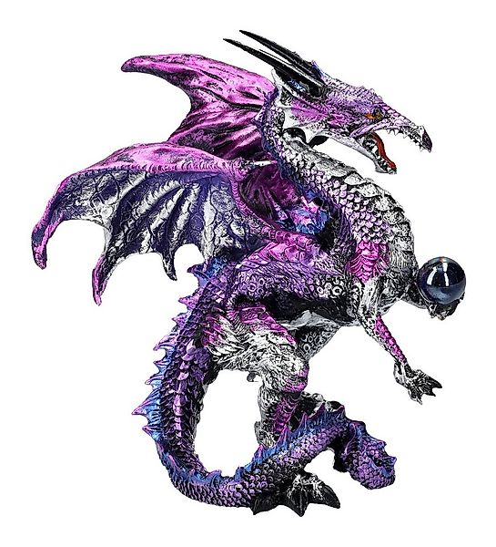Figuren Shop GmbH Fantasy-Figur Drachen Figur - Purple Dragon Protector - F günstig online kaufen