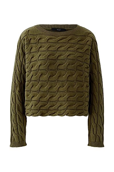 Oui Rundhalspullover günstig online kaufen