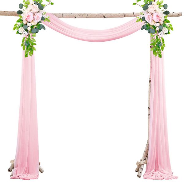 Refttenw Hängedekoration Hochzeits Vorhang Hochzeitsbogen Hintergrundvorhan günstig online kaufen