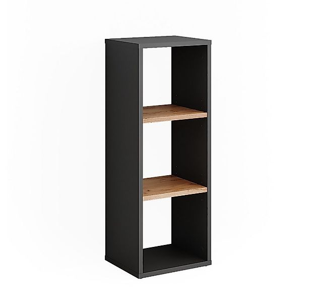 Vicco Bücherregal Orlando, Anthrazit/Goldkraft Eiche, 30 x 80.1 cm günstig online kaufen