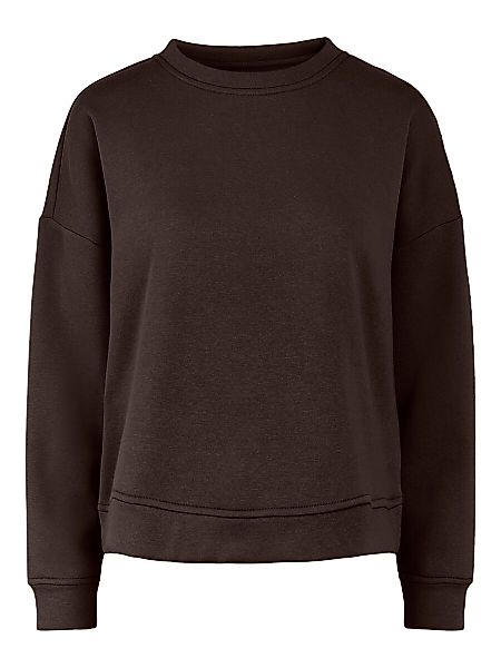 PIECES Lässiges Sweatshirt Damen Braun günstig online kaufen