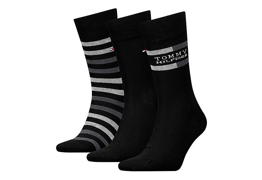 Tommy Hilfiger Socken TH MEN SOCK 3P GIFTBOX TOMMY STRIPE (3 Paar) günstig online kaufen
