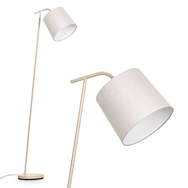 hofstein Stehlampe Stehlampe aus Metall/Stoff in günstig online kaufen