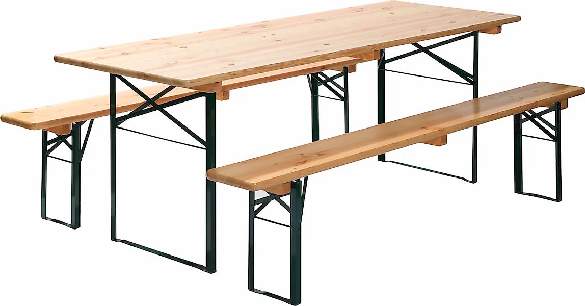 Essentials Bierzeltgarnitur "Faltbare Bierganitur mit Tische" Set, 3 Stk. t günstig online kaufen