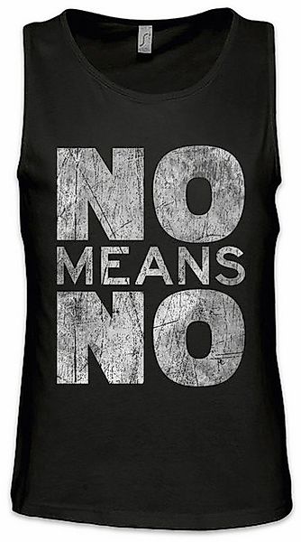 Urban Backwoods Tanktop No Means No Ärmelloses T-Shirt Sexism Emanzipation günstig online kaufen