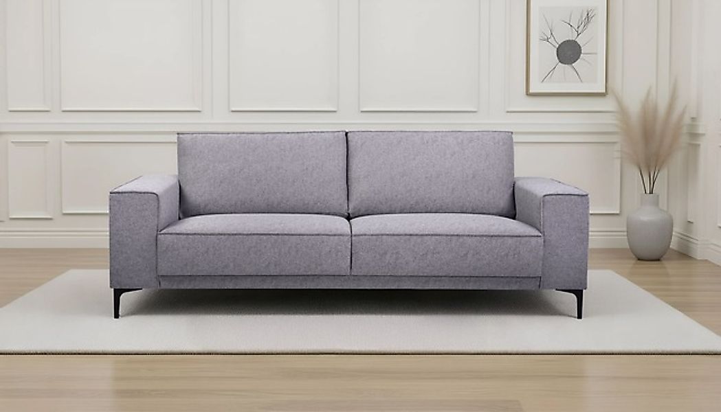 OTTO home 3-Sitzer »3er Sofa Oland, Struktur, Flachgewebe, Luxus-Microfaser günstig online kaufen