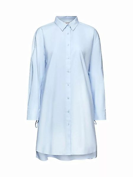 Esprit Midikleid Popeline-Hemdblusenkleid mit Bindedetail günstig online kaufen