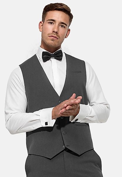 Jeff Anzugweste Nikolaj Plain mit kunstvoll günstig online kaufen