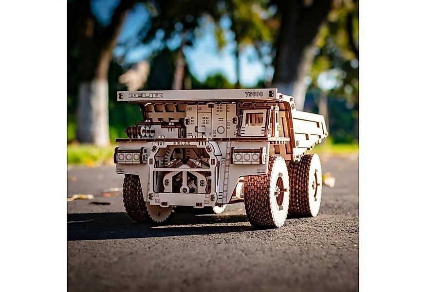Eco Wood Art Modellbausatz Eco-Wood-Art Mechanischer LKW BELAZ 75600 Mechan günstig online kaufen