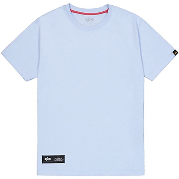 Alpha Industries  T-Shirt Label Backprint T-Shirt - artic blue günstig online kaufen