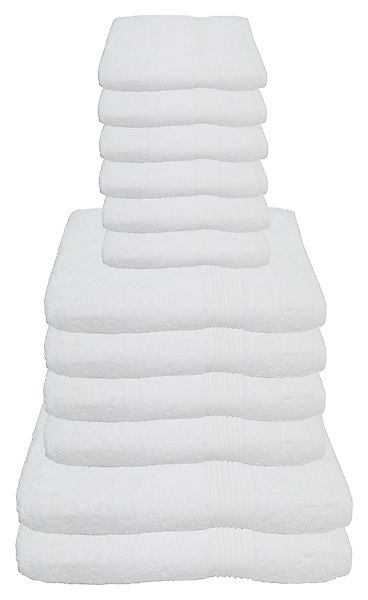 Julie Julsen Handtücher 12-Handtücher-Weiss, Baumwolle (12-St) günstig online kaufen