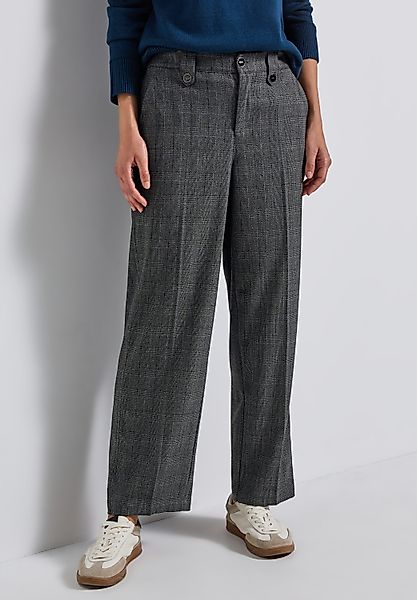 STREET ONE Stoffhose kariert, mit Viskose günstig online kaufen