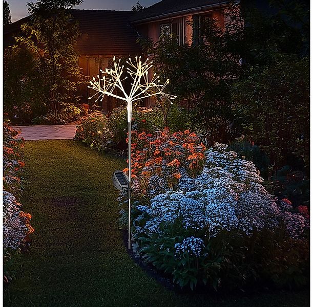 MARELIDA LED Solarleuchte LED Solarstab Feuerwerk Gartendeko Gartenstecker günstig online kaufen
