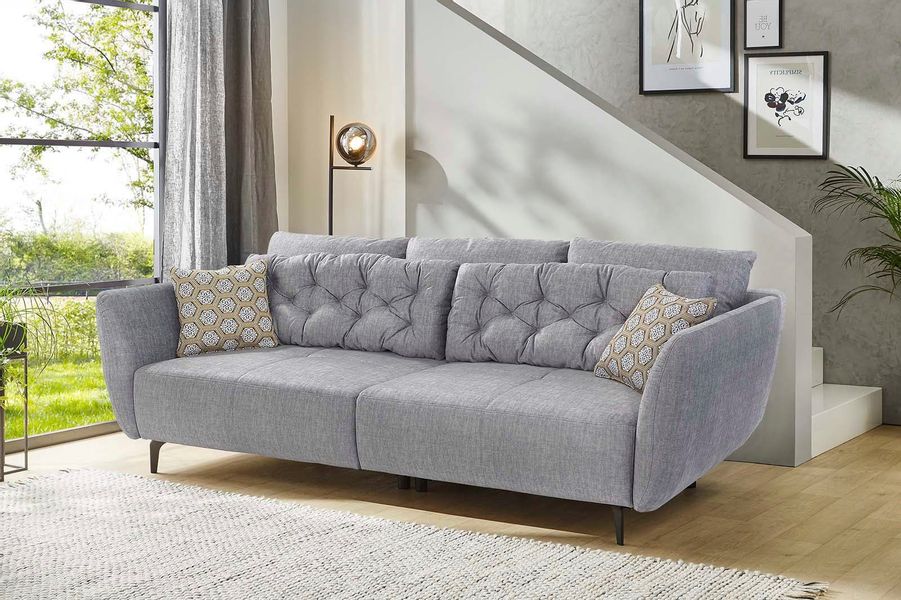 Jockenhöfer Gruppe Big-Sofa "Spa, im Retrolook mit Wellenfederung" und frei günstig online kaufen