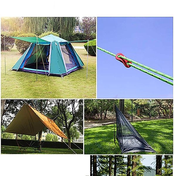 PRECORN Reflektierende Zeltschnüre Abspannseile Camping Leuchtende günstig online kaufen