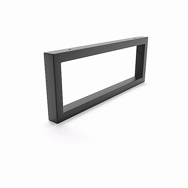 HEVVA Waschtischhalterung RHEIN 15 cm Hoch 40 cm Tief 1 Halter Schwarz günstig online kaufen