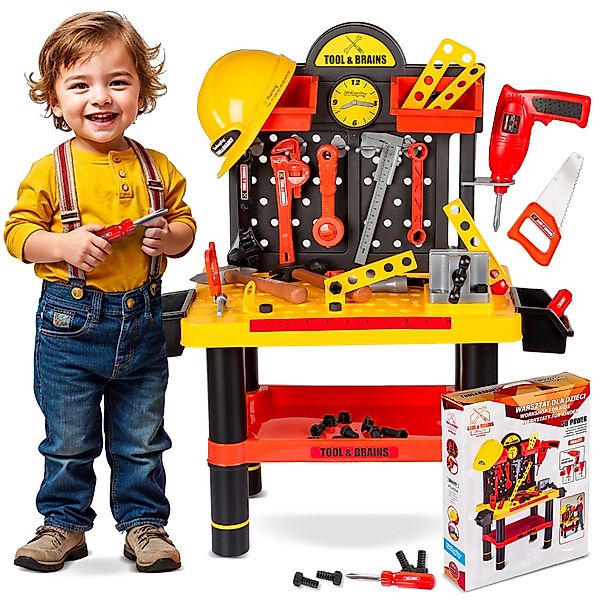kinderplay Spielwerkbank Werkbank Kinder Mit Batteriebetriebene günstig online kaufen