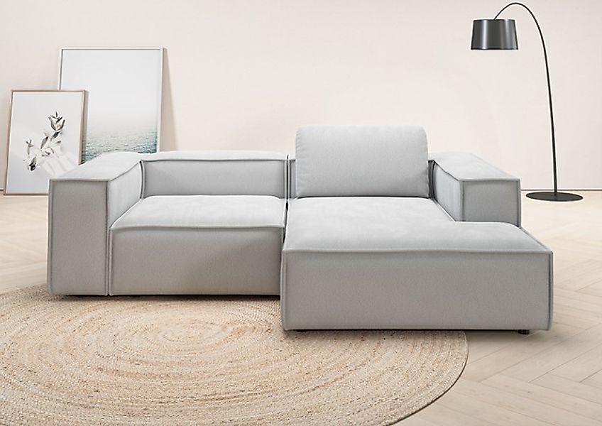 Home affaire Ecksofa »Watertown, kompakte L-Form, 246 cm breite für kleiner günstig online kaufen