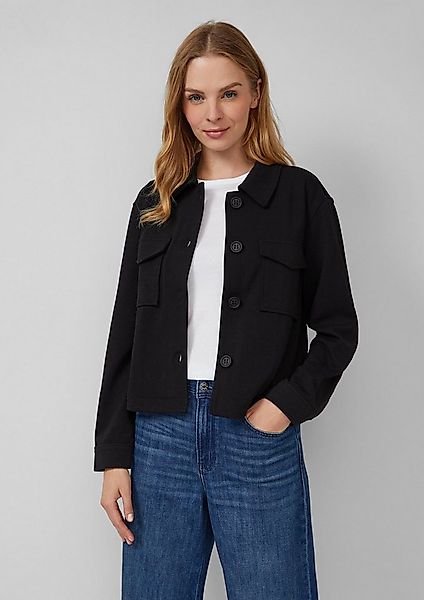 s.Oliver Funktionsjacke Indoor-Jacke Strukturierte Jacke aus Interlock günstig online kaufen
