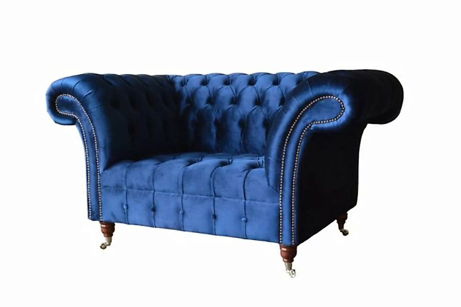 JVmoebel Chesterfield-Sofa, Chesterfield 1.5 Sitzer Sofa Sessel Wohnzimmer günstig online kaufen