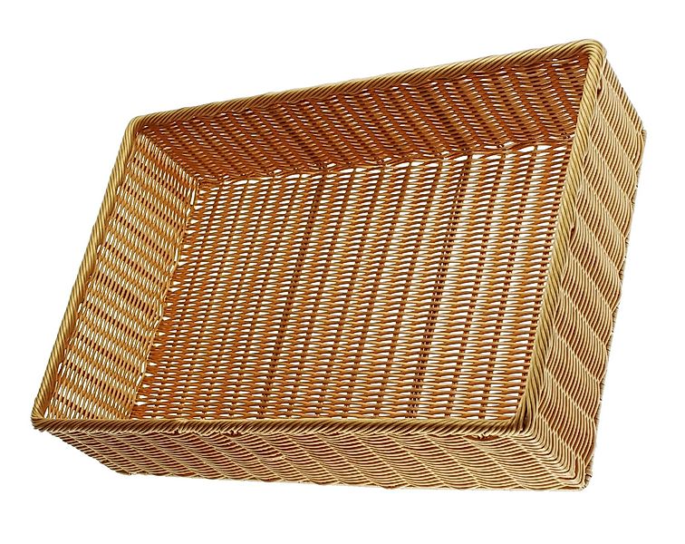 Dekoleidenschaft Regalkorb Auslagekorb aus Polyrattan, Schrankkorb, günstig online kaufen