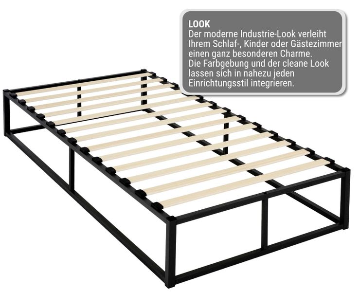 HAGO Bettgestell Premium Bett Metallbett Stahl günstig online kaufen