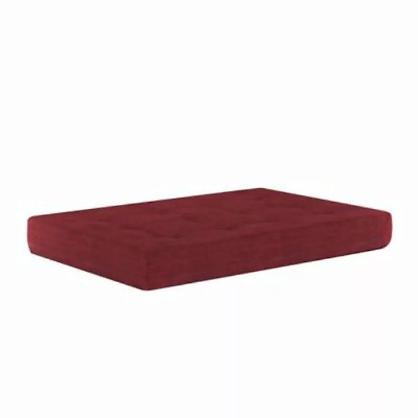 Vicco Palettenkissen Sitzkissen Palettenmöbel 15 cm hoch Rot rot günstig online kaufen