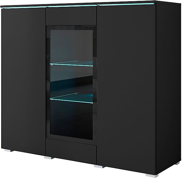 INOSIGN Highboard "Vera" Highboard mit 4 Türen, 9 Fächern, verglasten Türen günstig online kaufen
