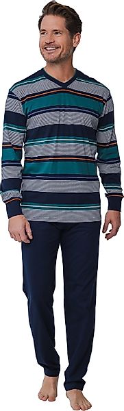 Pastunette Schlafanzug Herren Pyjama lang (2 günstig online kaufen
