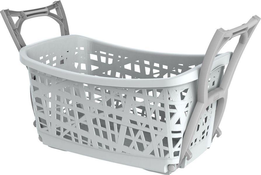 Bischof Bama Wäschekorb mit Standteilen, Tragegriffen, ergonomische Form günstig online kaufen
