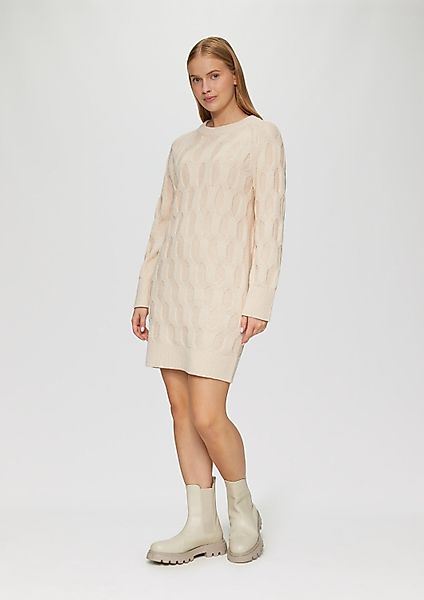 s.Oliver Minikleid Kleid Kleid mit Strickmuster günstig online kaufen