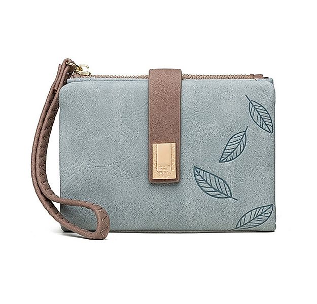 Blusmart Geldbörse Kurzes, mattiertes Portemonnaie (Vertikaler Reißverschlu günstig online kaufen