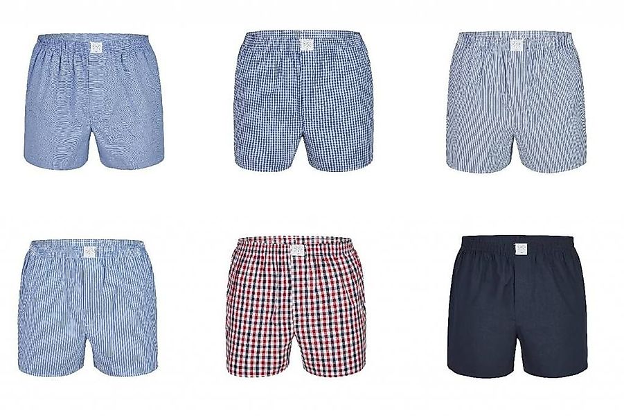 MG-1 Boxershorts Boxershorts MG-45-925-00 6er Pack Herren Unterhosen Baumwo günstig online kaufen