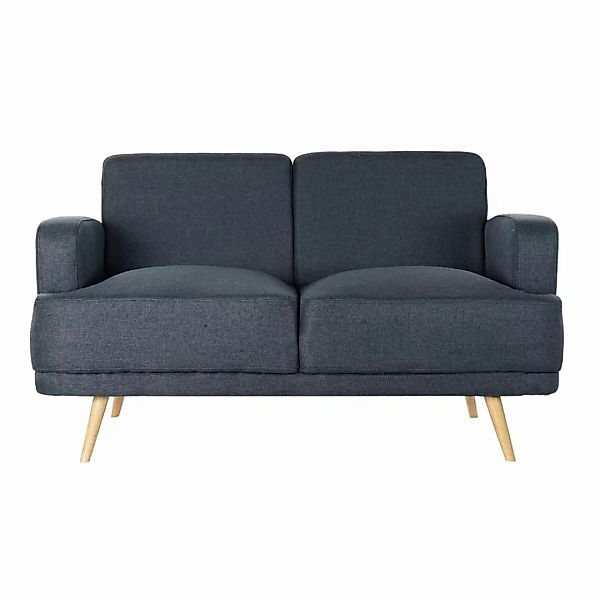 Sofa Dkd Home Decor Blau Polyester Metall Glam (135 X 70 X 76 Cm) günstig online kaufen