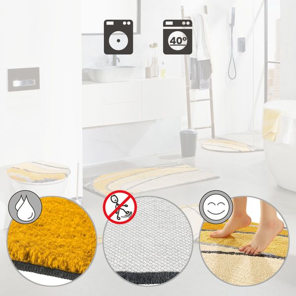 REDBEST Badematte WC-Vorlage "Lynn", Höhe 20 günstig online kaufen