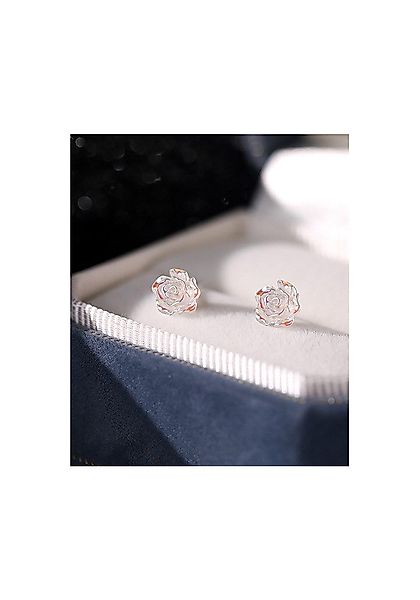 Color Design Paar Ohrstecker Ohrringe Rosen günstig online kaufen