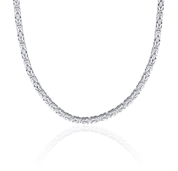 JEWLIX Königskette 4,2 mm Breite Silberkette in Vierkant-Form KK0042-F günstig online kaufen