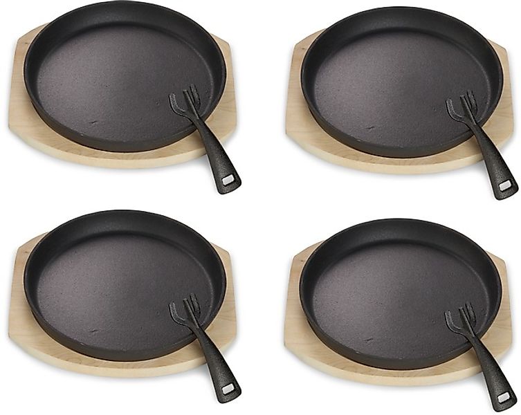 ECHTWERK Servierpfanne »4x Bratpfännchen "Rund"« Gusseisen Set, 4 Stk. tlg. günstig online kaufen