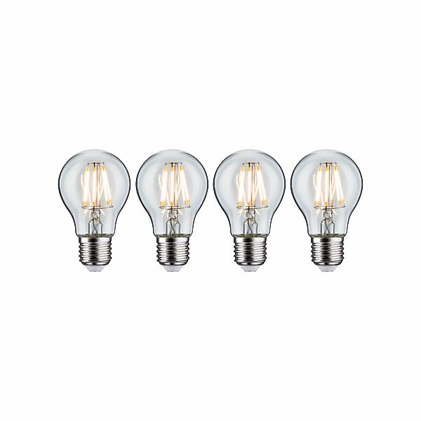 Paulmann "Filament Set LED Birne E27 230V 4x806lm 4x7W 2700K Klar" günstig online kaufen