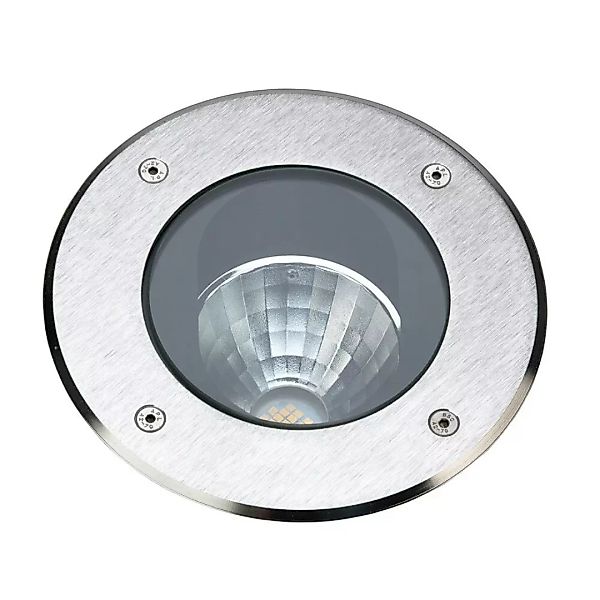 LED Bodeneinbaustrahler in Silber 12W 900lm IP67 günstig online kaufen