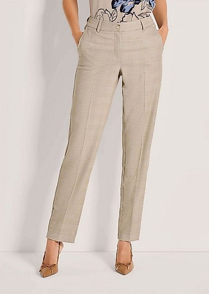 MADELEINE Stoffhose Glencheck-Hose mit Bügelfalten Stoffhose mit Formbund, günstig online kaufen