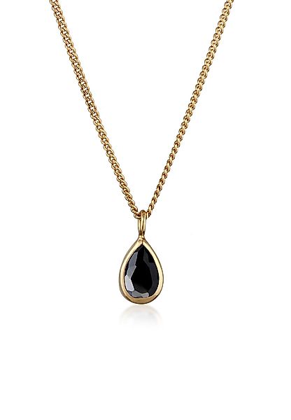 Elli Kette mit Anhänger Zirkonia Tropfen günstig online kaufen