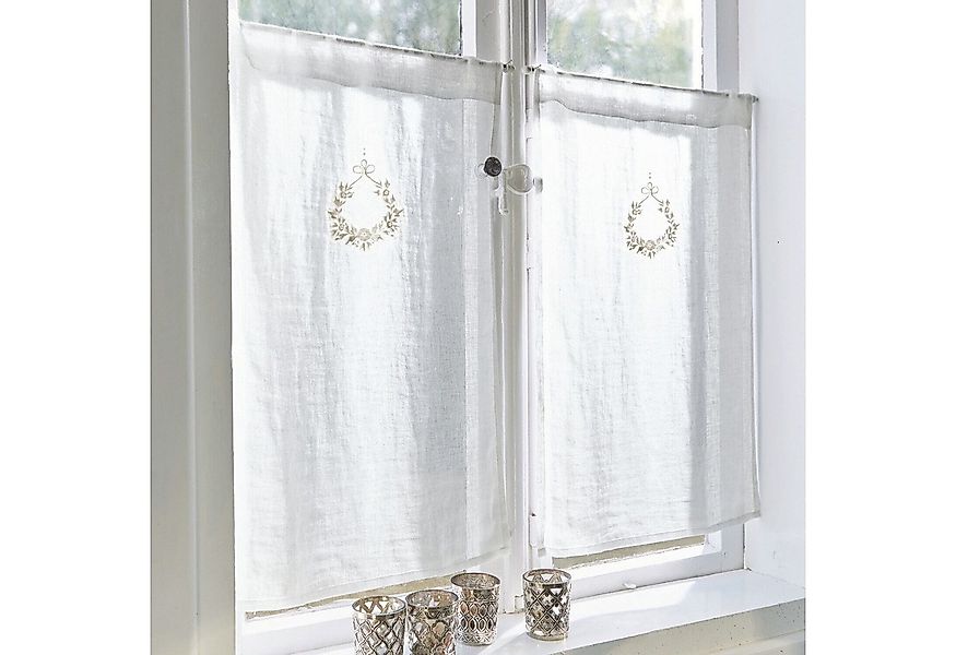 Mirabeau Scheibengardine Scheibengardine Bréteny creme günstig online kaufen