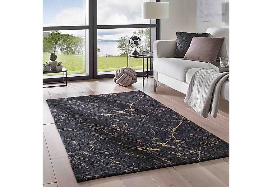 TaraCarpet Teppich Supersoft Kurzflorteppich Valetta Marmor, rechteckig, Hö günstig online kaufen