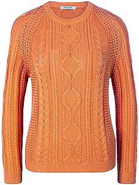 Pullover aus 100% SUPIMA®-Baumwolle Peter Hahn orange günstig online kaufen
