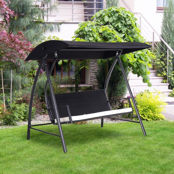 Outsunny Hollywoodschaukel Gartenschaukel günstig online kaufen