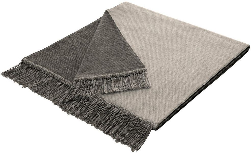 Biederlack Sesselschoner "Cotton Cover Salt & Pepper" mit Fransen günstig online kaufen
