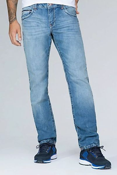 CAMP DAVID Comfort-fit-Jeans mit Kontrast-Steppungen günstig online kaufen