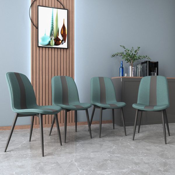 Mondeer Esszimmerstuhl Polsterstuhl, mit Metallbeinen, (4 günstig online kaufen